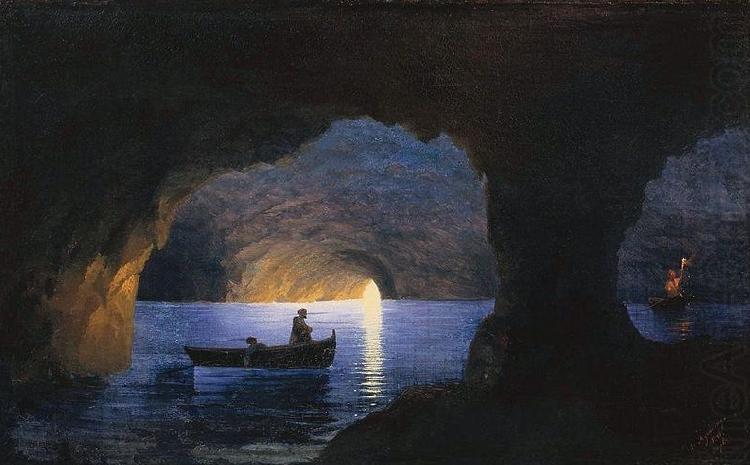 Ivan Aivazovsky Azure Grotto, Naples oil painting picture